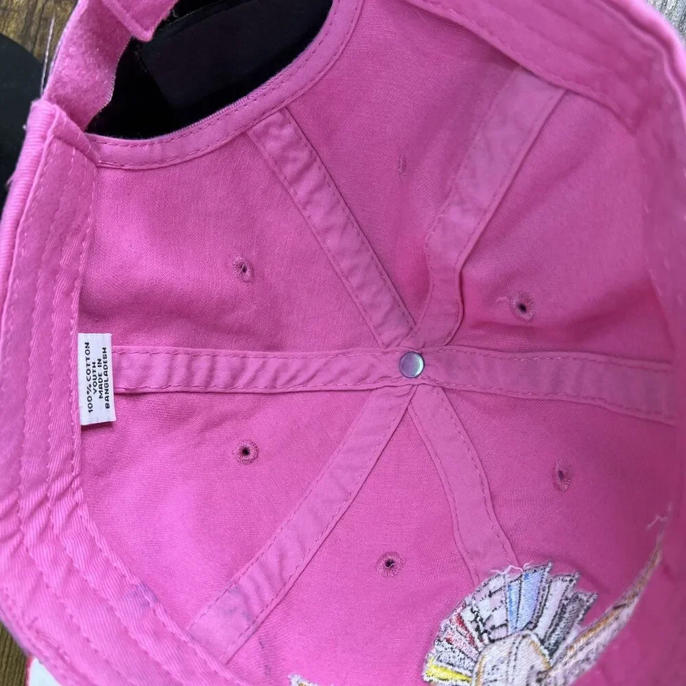 Indianapolis Motor Speedway Pink Embroidered Girls Youth Hat Baseball Cap